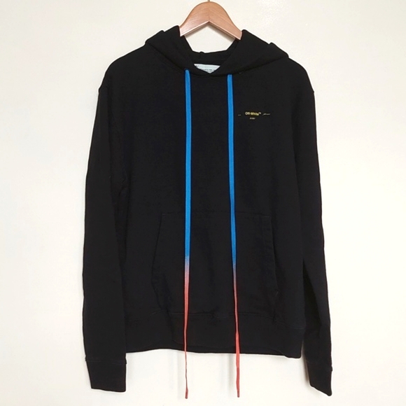 OFF-WHITE Acrylic Arrows HoodieBlack/Yellow - Picture 5 of 13